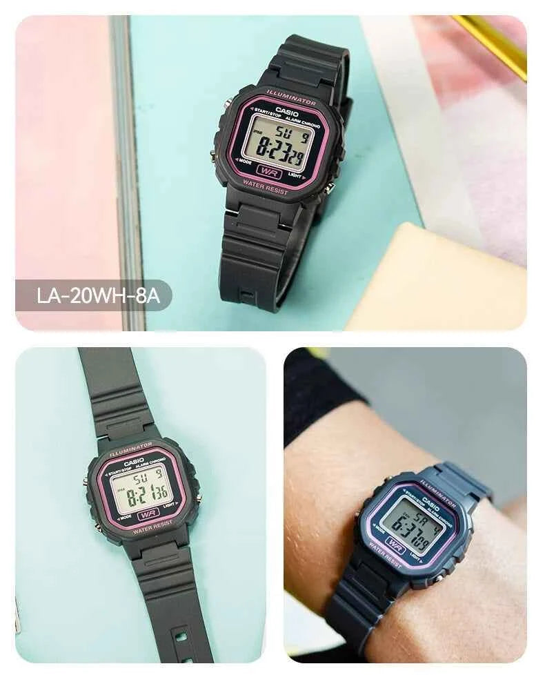CASIO Block Movement Kids Digital Watch LA-20WH-1B
