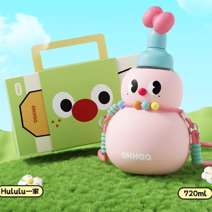 Gourd Fulu Cute Insulated Water Bottle large Capacity - 720ml