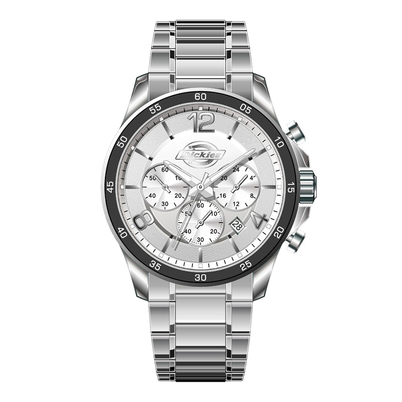 Dickies Watch Men's Steel Belt Business Fashion Three Eyes Multifunctional Men's Watch 2024 Trend New CL587
