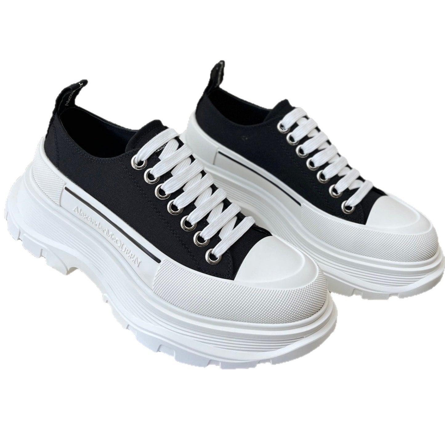Alexander McQueen Tread Slick Lace-Up Sneakers