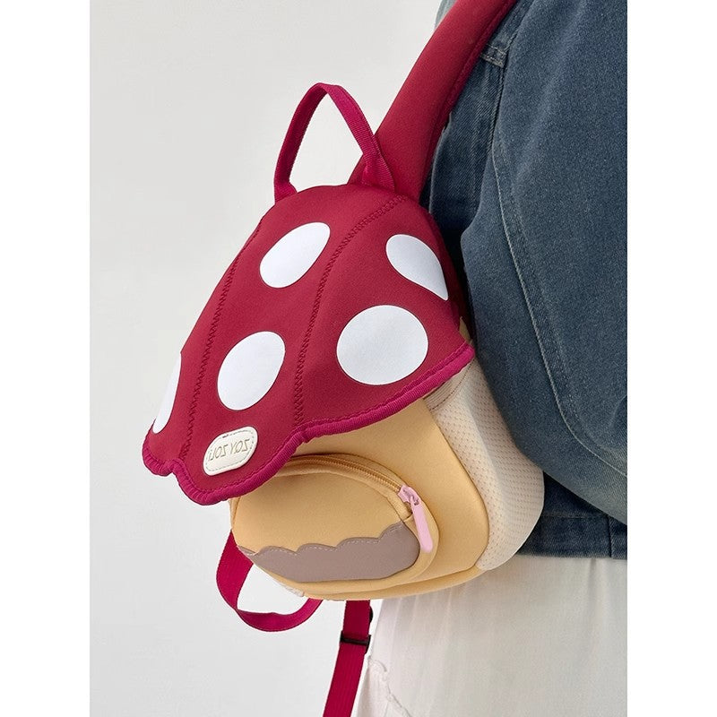 Cute Mushroom Kids Mini Backpack