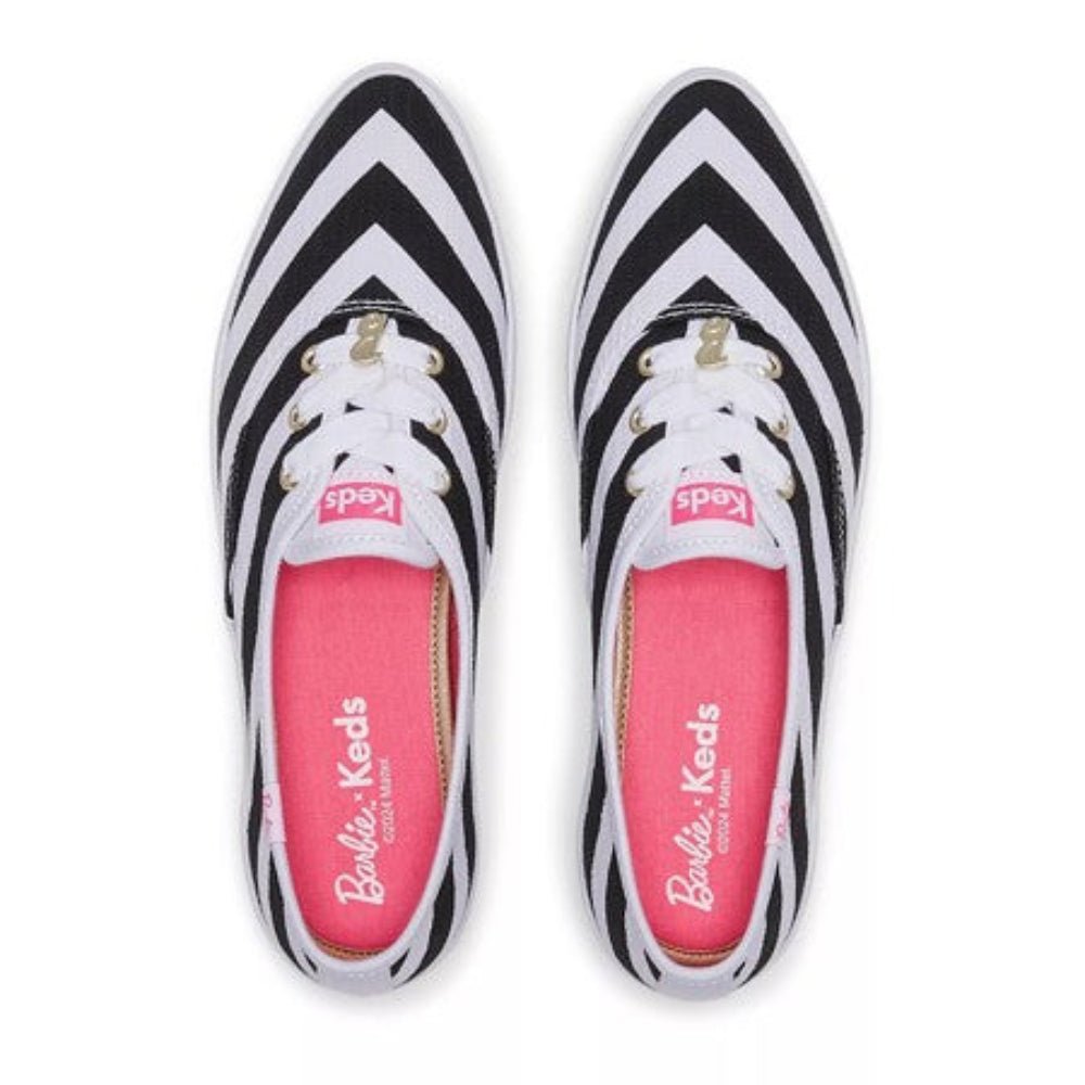 Barbie x Keds Point Striped Platform Sneakers