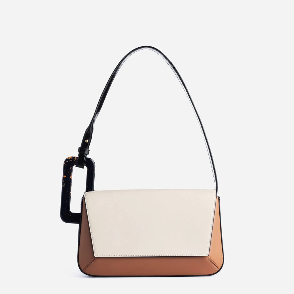 Women's Patchwork Color-Block Shoulder Bag