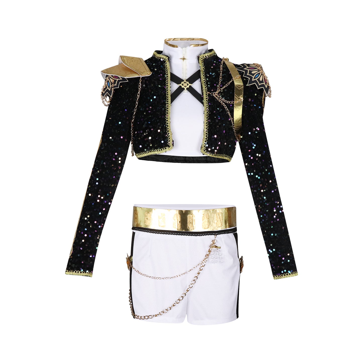 Adult K-Pop Demon Hunters Rumi Mira Zoey Cosplay Costume Set