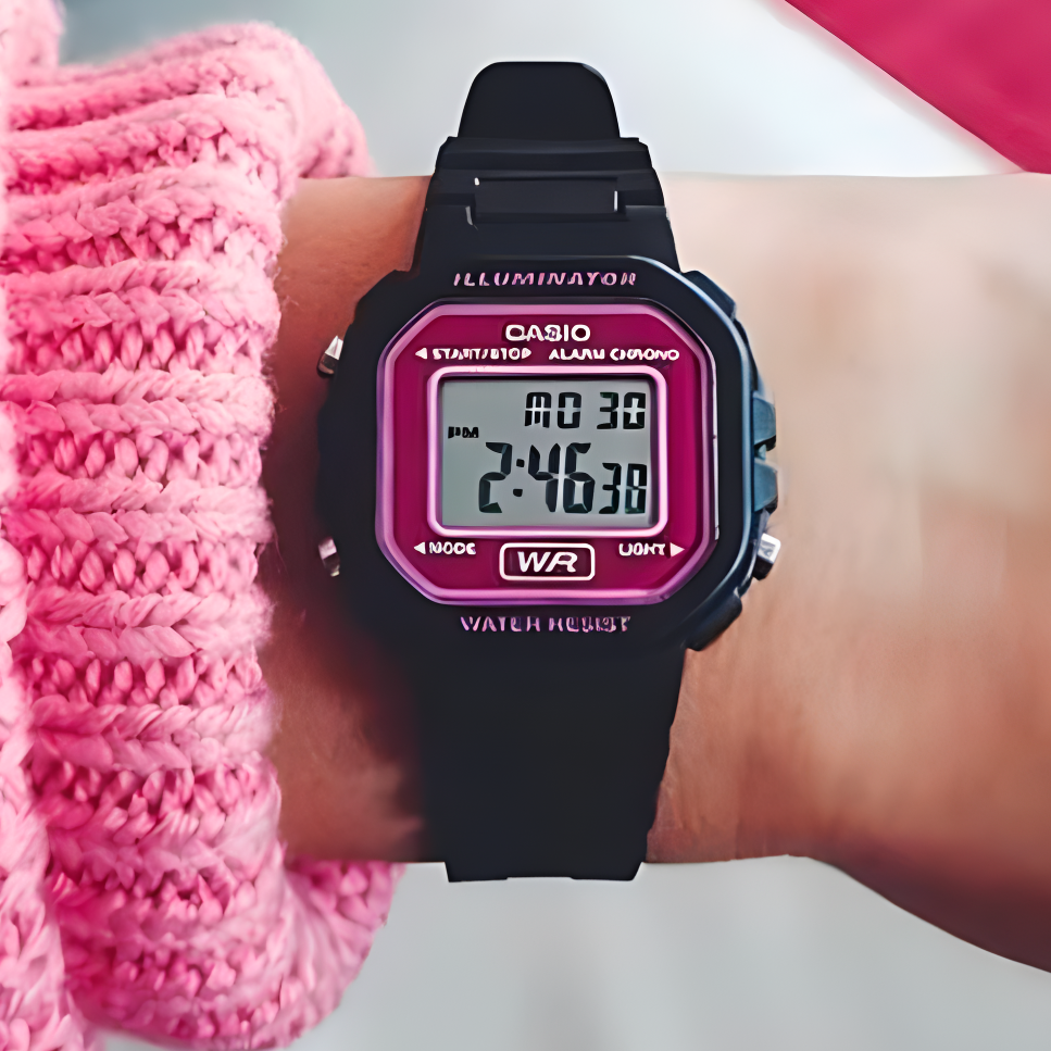 CASIO Block Movement Kids Digital Watch LA-20WH-1B