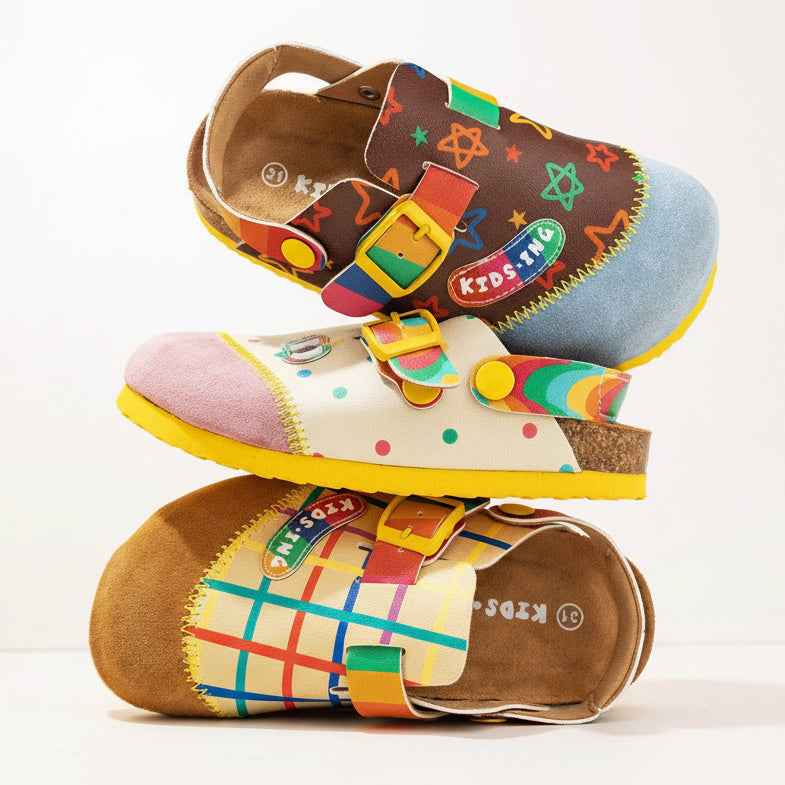 Kidsing, Kedi Star Mule Sandals - Parent & Child Twinning Sandals