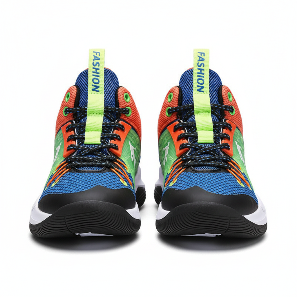 Children's Ocean Breeze High-Tops Basketball Shoes - Blue