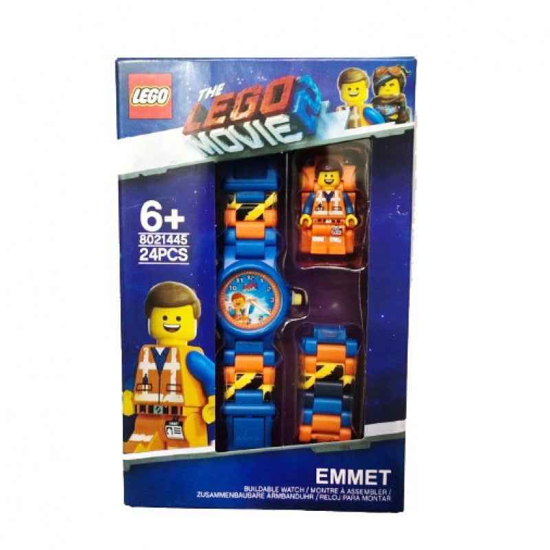 LEGO Classic Mini Figure Kids Buildable Analog Quartz Watch 6+