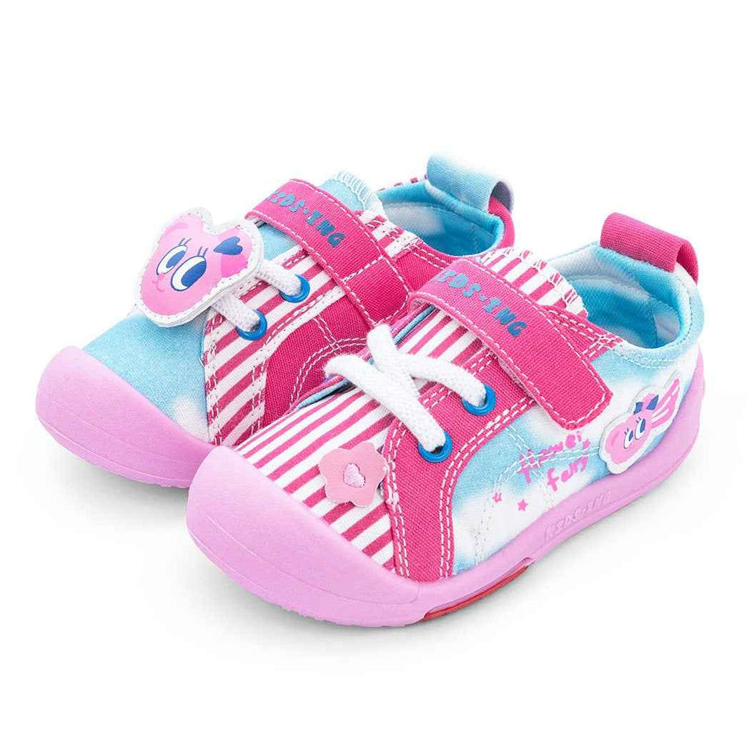 Kidsing Kedi Star Toddler Canvas Shoes Non-Slip Soft Sole Sneakers