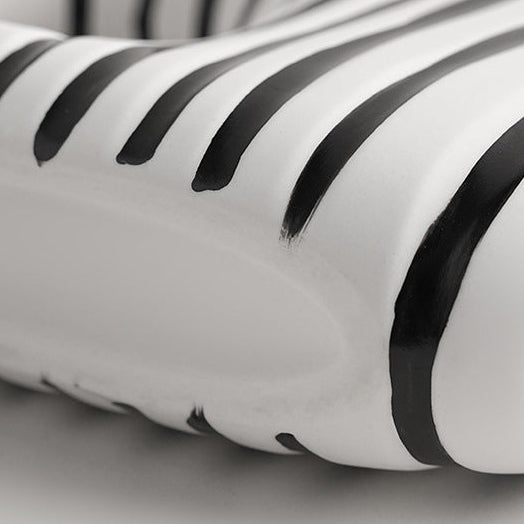 Monochrome Knot Ceramic Vase Home Decor