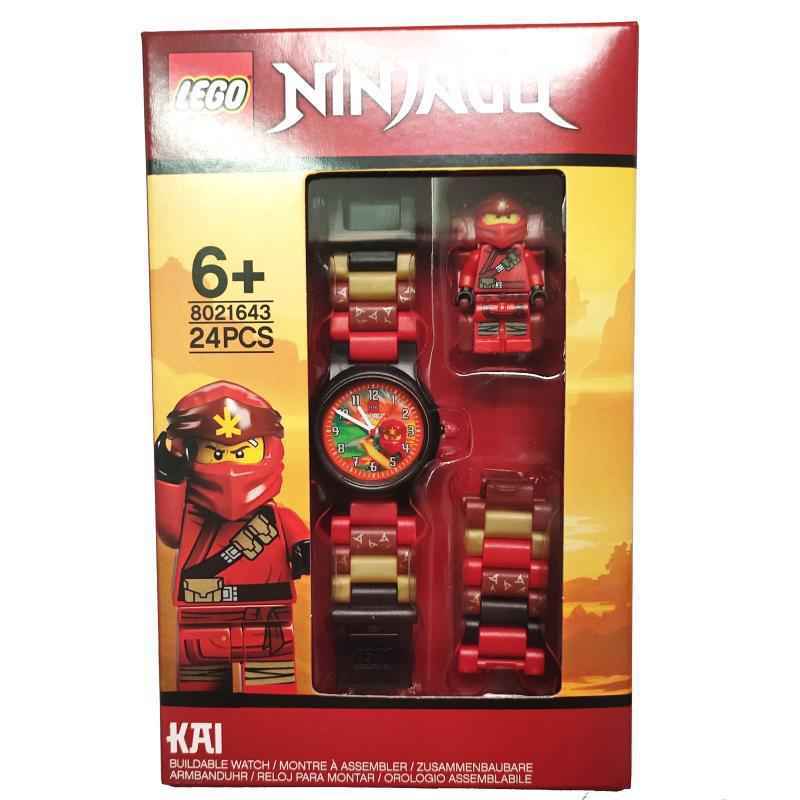 LEGO Classic Mini Figure Kids Buildable Analog Quartz Watch 6+