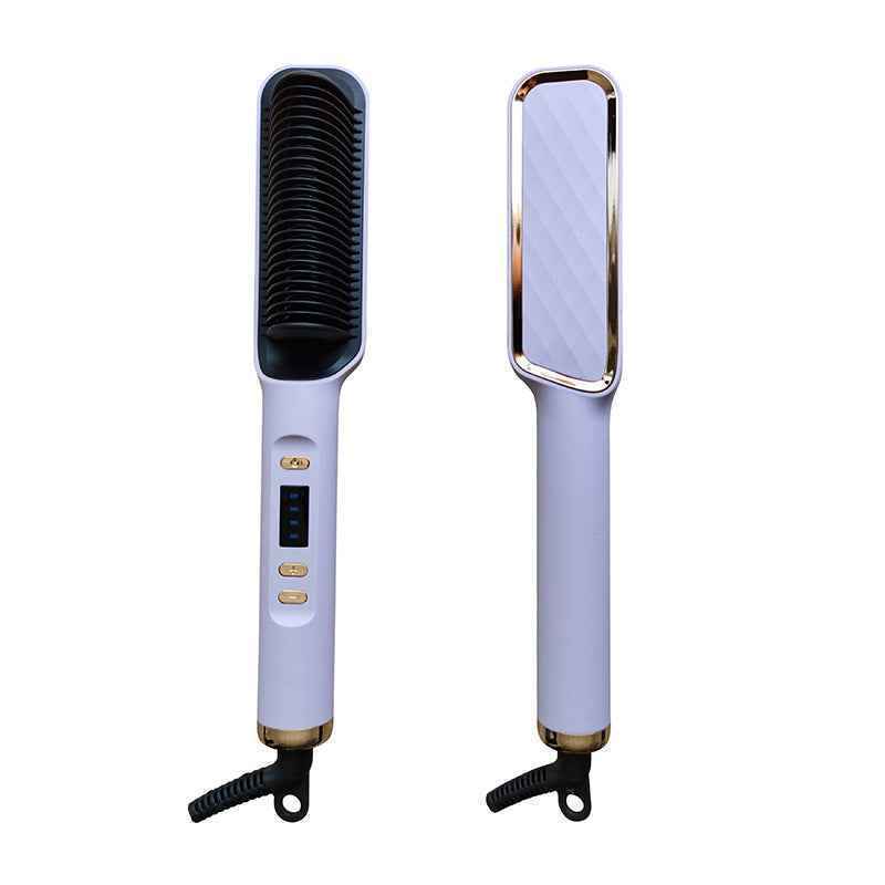 Pink Multifunctional Electric Hair Straightening Comb (Copy)