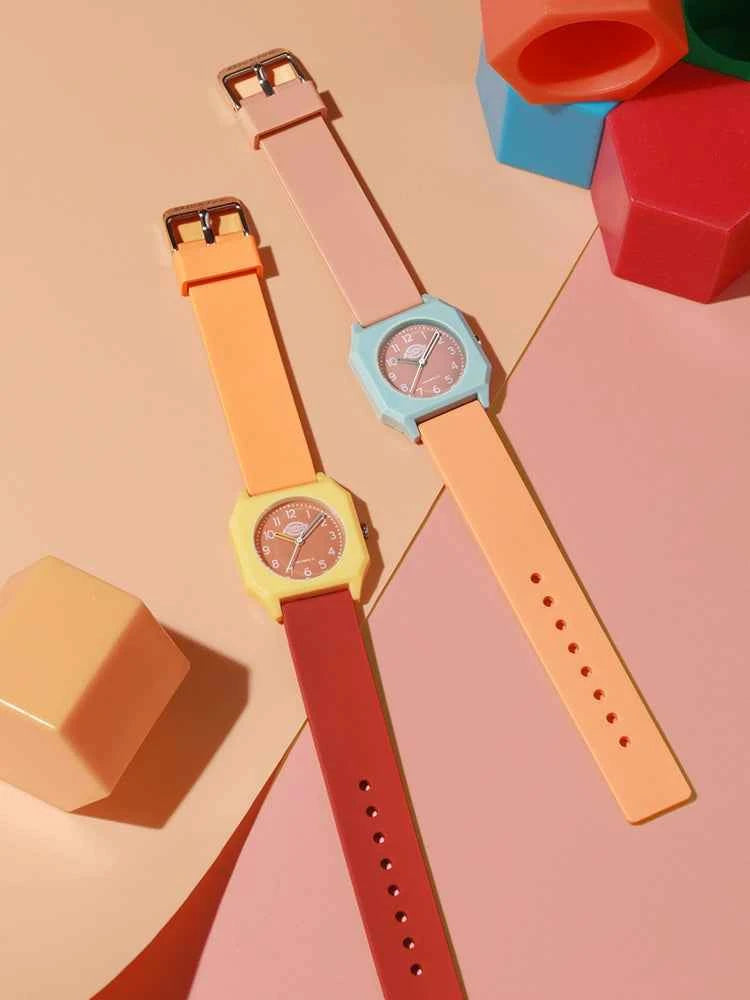 Dickies Women's Bubble Gum Series Small Square Quartz Watch CL-529