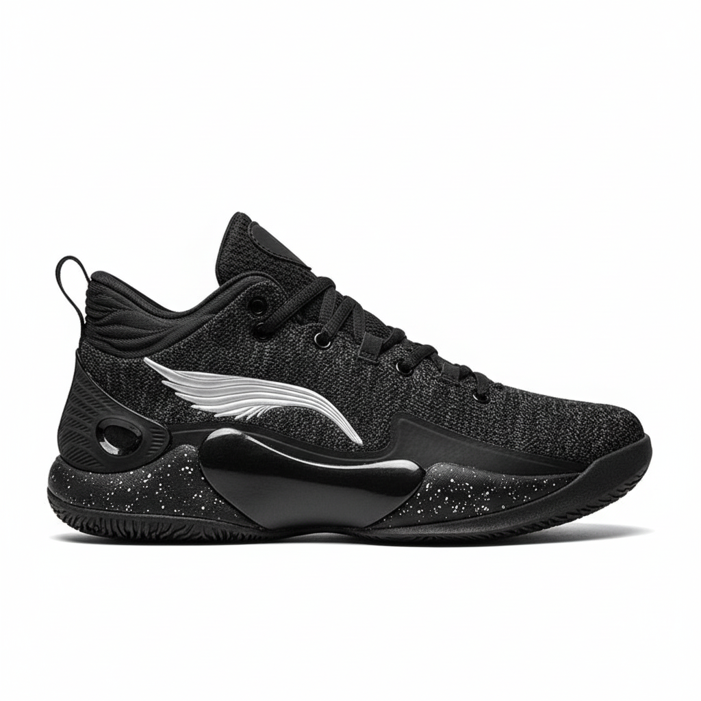 Unisex High-Performance Court Sneakers - Black