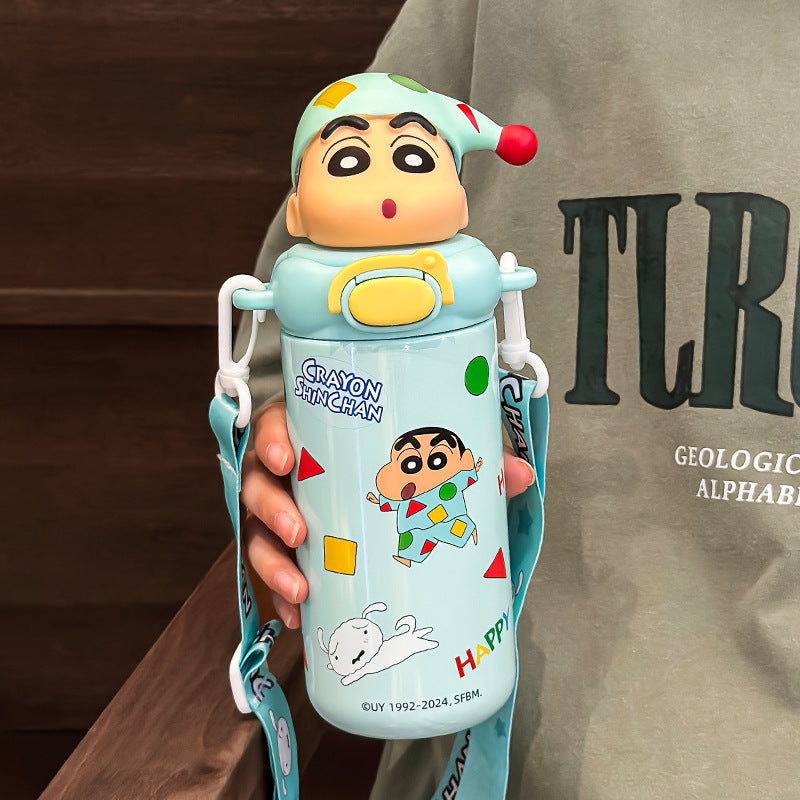 Cute Crayon Insulated Water Bottle