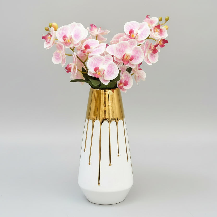 Home Decor Gilded Ceramic Vases