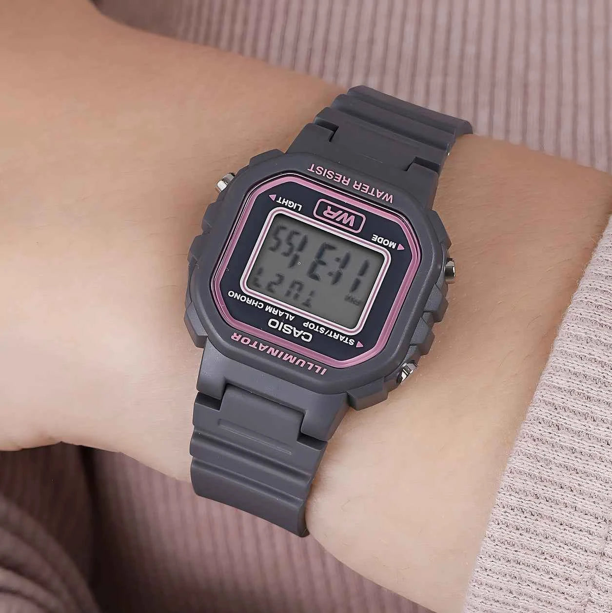 CASIO Block Movement Kids Digital Watch LA-20WH-1B