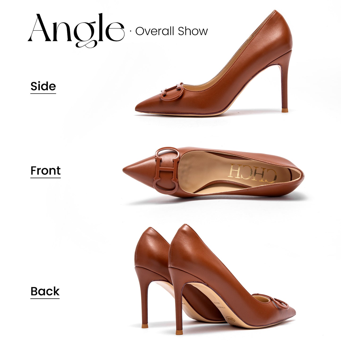 CHCH Women's Elegant, Non-Slip Stiletto Pump