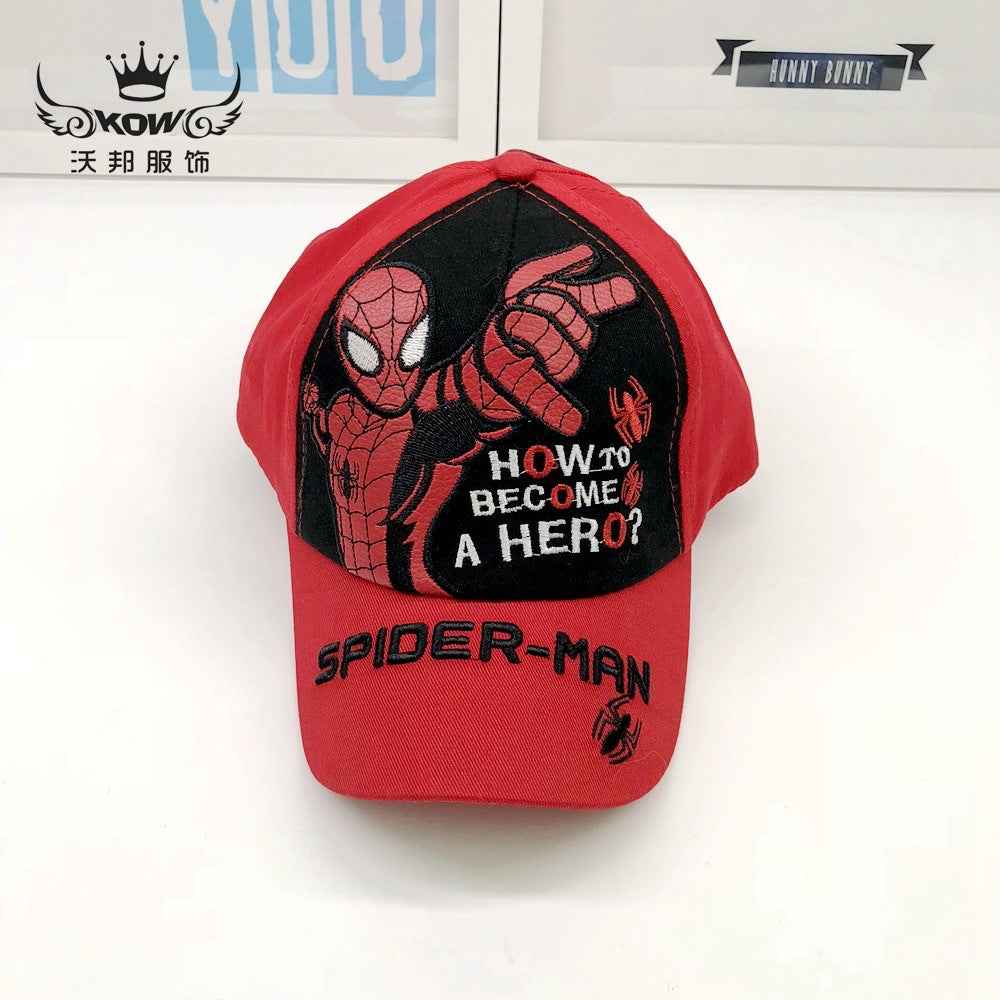 Spiderman Children's Embroidered Baseball Caps
