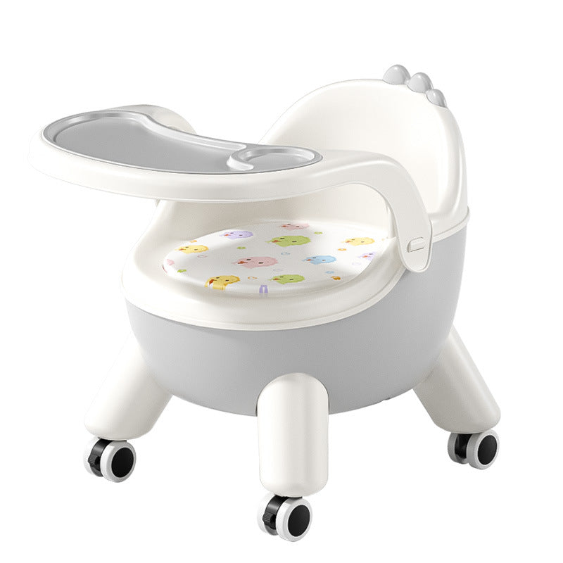 Infant Musical Booster Chair with Detachable Dining Tray & Cushion