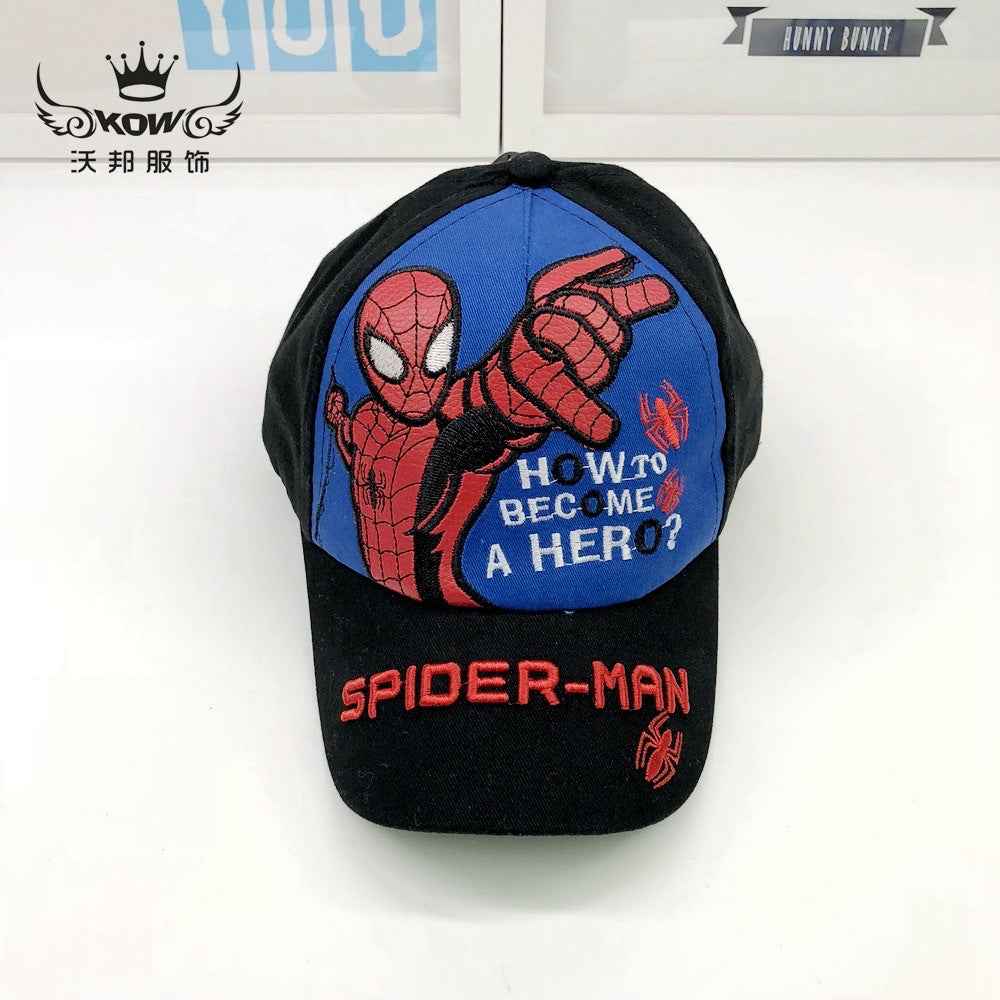 Spiderman Children's Embroidered Baseball Caps