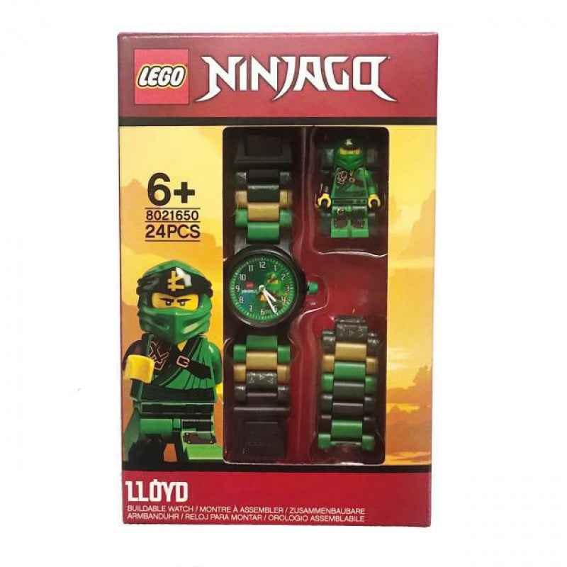 LEGO Classic Mini Figure Kids Buildable Analog Quartz Watch 6+