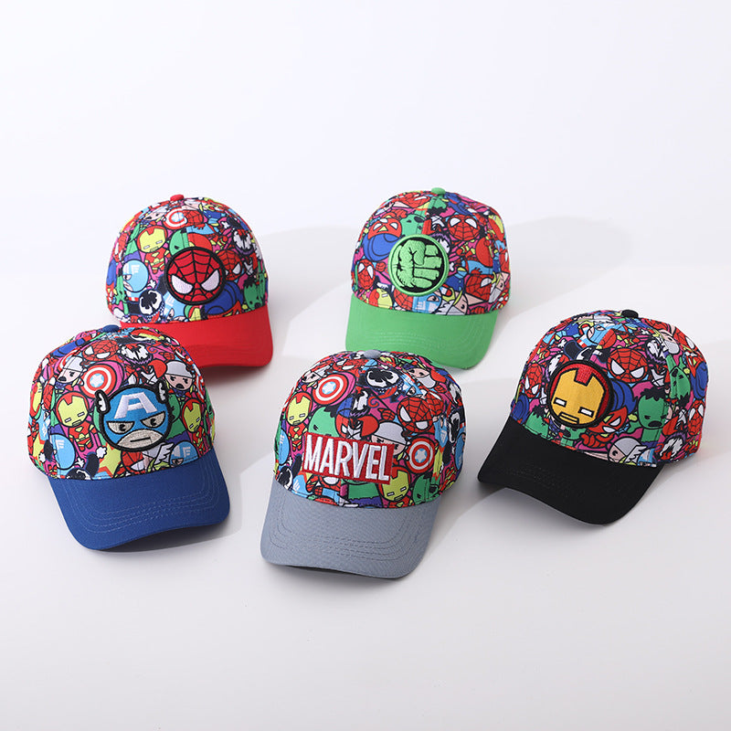 Wholesale Marvel Series Children's Baseball Caps; 52-54cm