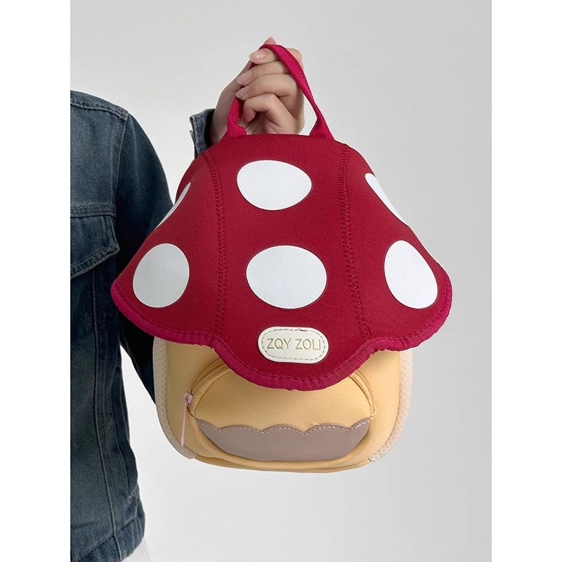 Cute Mushroom Kids Mini Backpack