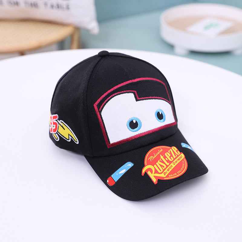 Wholesale New lightning McQueen Boys Peaked Baseball Cap