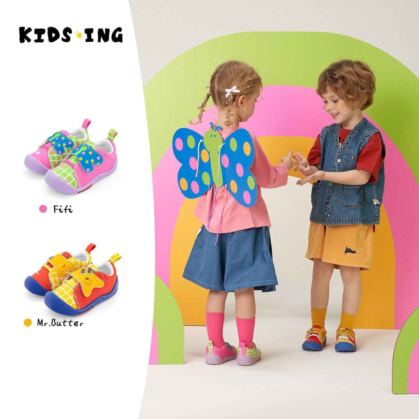 Kidsing Kedi Star Toddler Canvas Shoes
