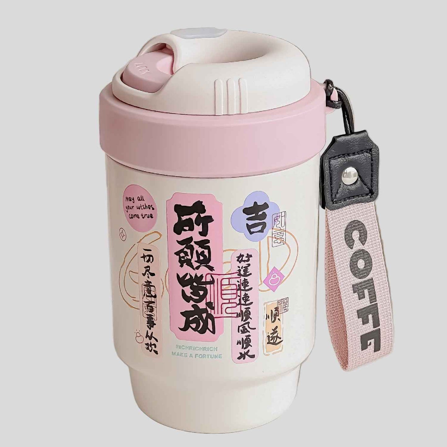 500ml 316 Stainless Steel Ceramic Liner Coffee Cup