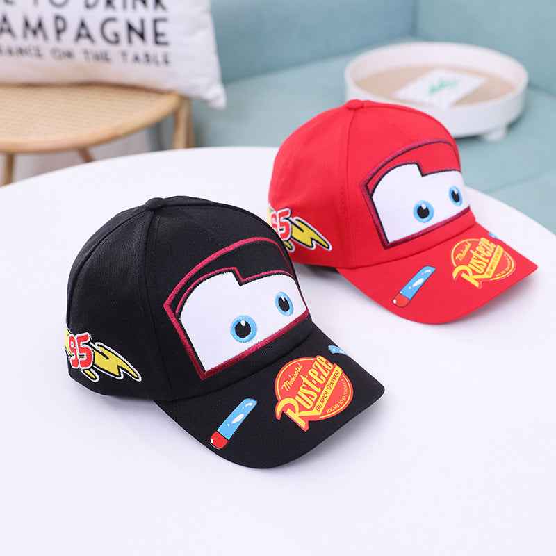 Wholesale New lightning McQueen Boys Peaked Baseball Cap