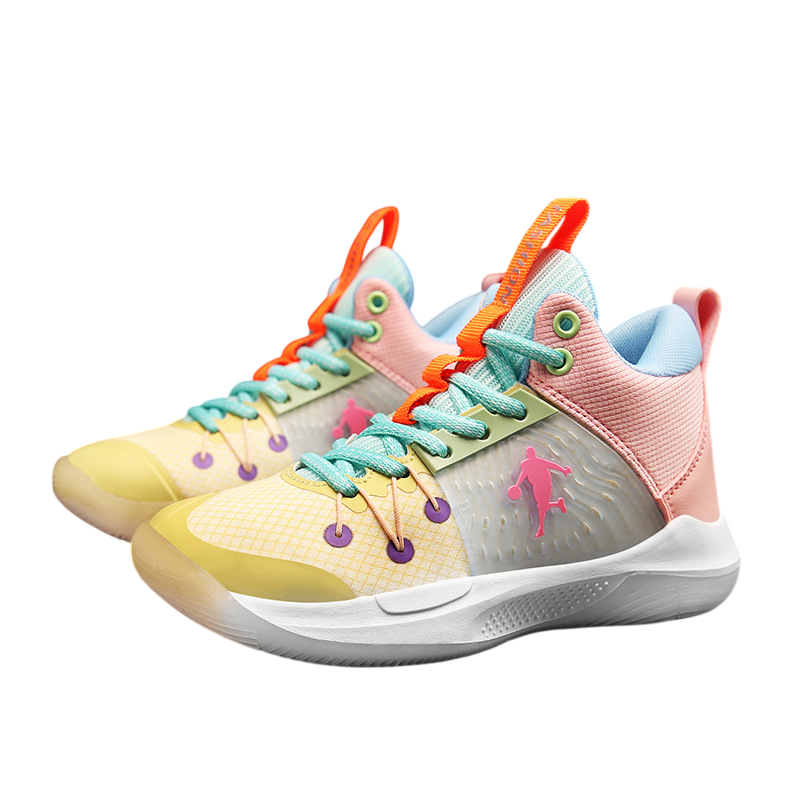 Children's Ocean Breeze High-Tops Basketball Shoes - Yellow