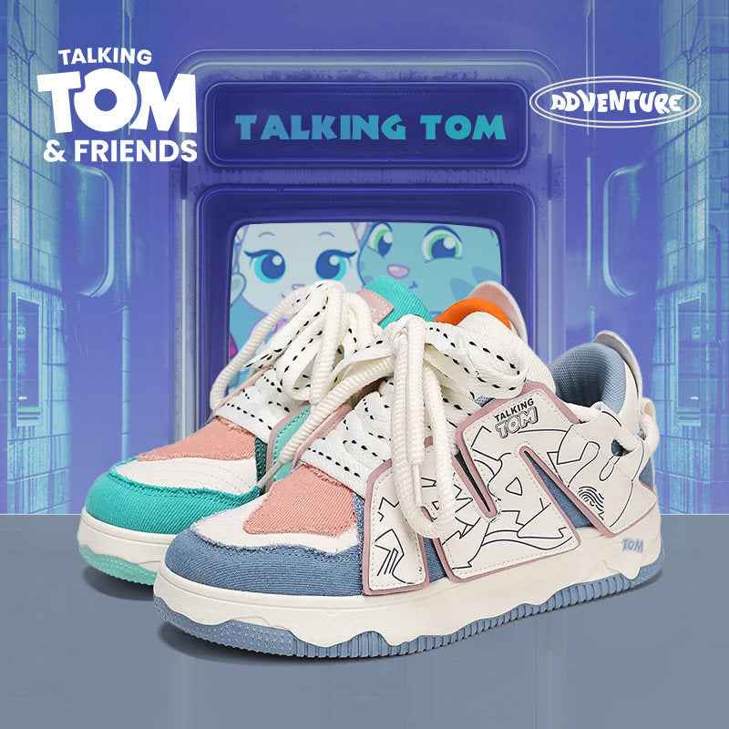 TALKING TOM | Graffiti Casual Sneakers - 2 Tone Intense