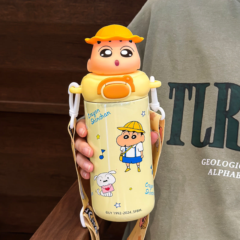Cute Crayon Insulated Water Bottle