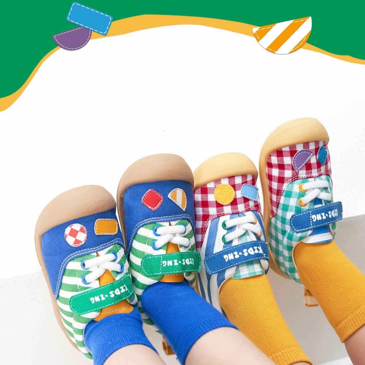 Kidsing Kedi Star Toddler Canvas Shoes Soft Sole Non-Slip Unisex Shoes
