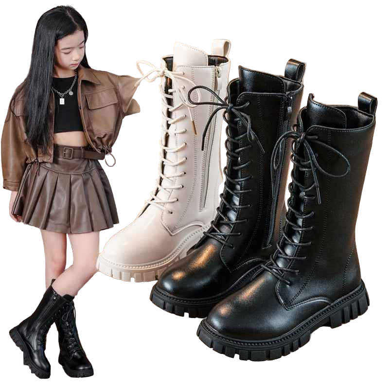 Girls' Middle High Martin Boots