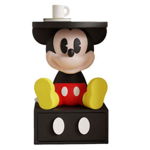 Mickey Bedside Table Bedroom Creative Children's Small Cartoon Side Table Cabinet Coffee Table Ornaments Cute Boy Storage Rack (Copy) (Copy) (Copy) (Copy) (Copy) (Copy)