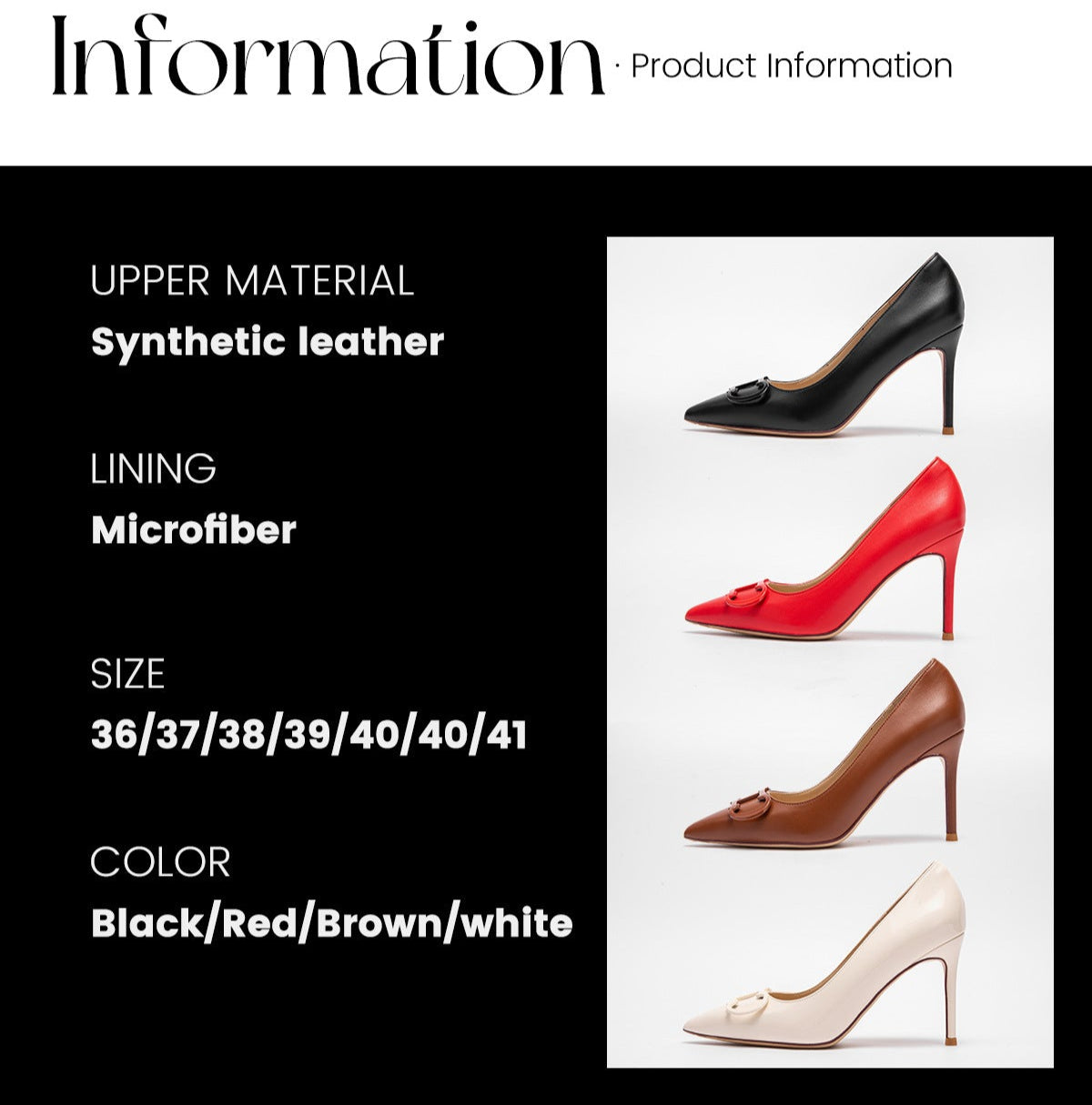 CHCH Women's Elegant, Non-Slip Stiletto Pump