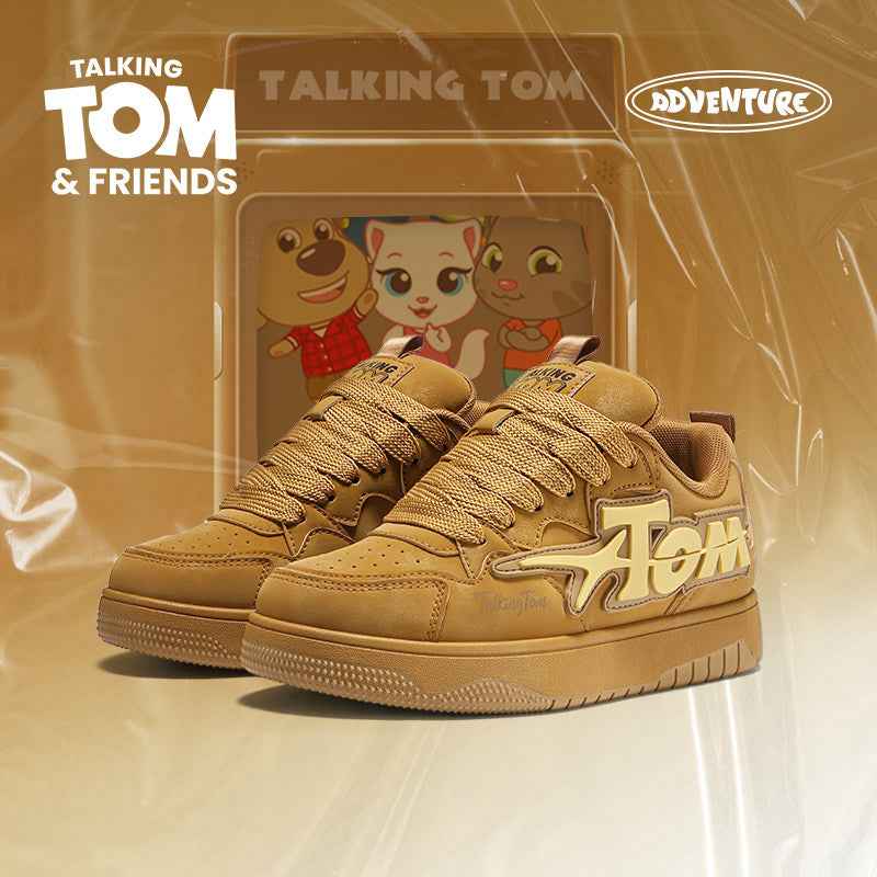 TALKING TOM | Suede Sports Board Shoes - Brown
