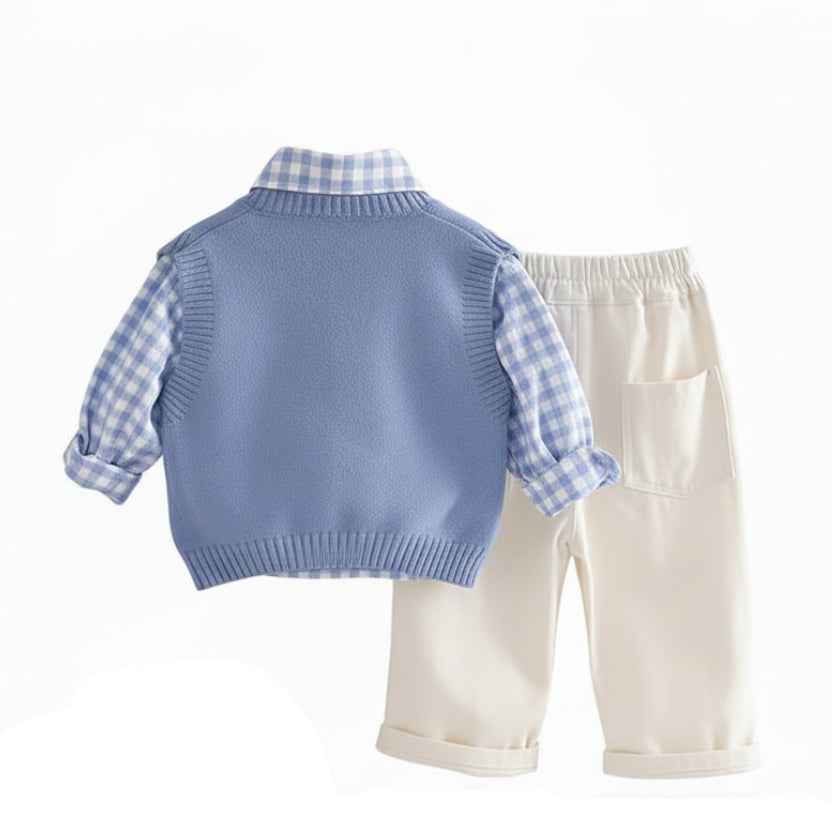 Boys Puppy Patch Outfit Set