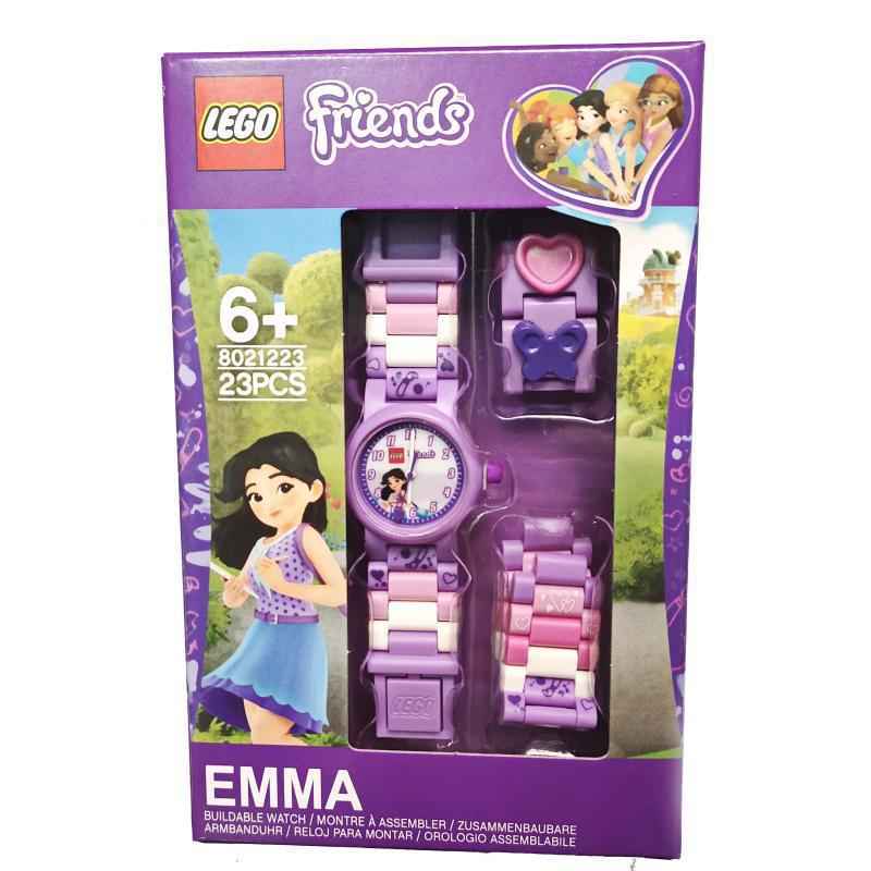 LEGO Classic Mini Figure Kids Buildable Analog Quartz Watch 6+