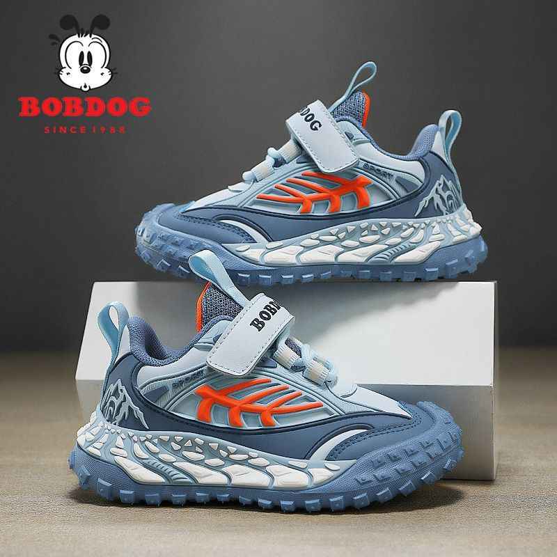 Blue Bobdog Lightweight Wear-Resistant Soft-Sole Casual Boy's Sneakers (Copy)