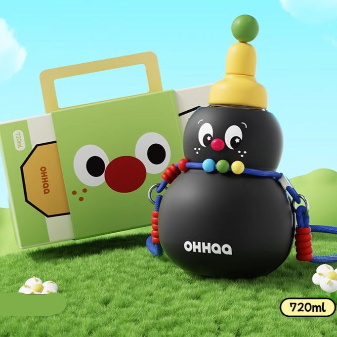 Gourd Fulu Cute Insulated Water Bottle large Capacity - 720ml