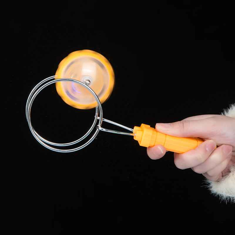 Magic Flying Top Floor Stall Novelty Toys Wholesale Colorful Luminous Spinning Top Magic Orbit Magnetic Spinning Top