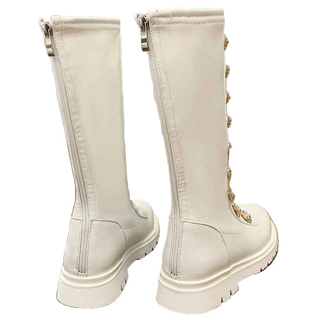 Girls' High Leather Boots