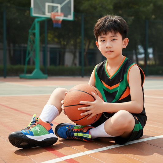 Children's Ocean Breeze High-Tops Basketball Shoes - Blue