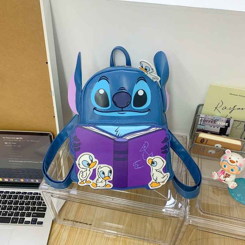 Cartoon PU Leather Backpack