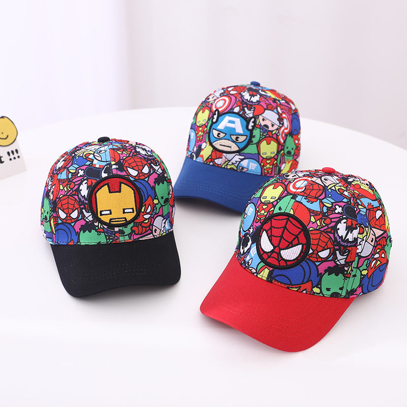 Wholesale Marvel Series Children's Baseball Caps; 52-54cm