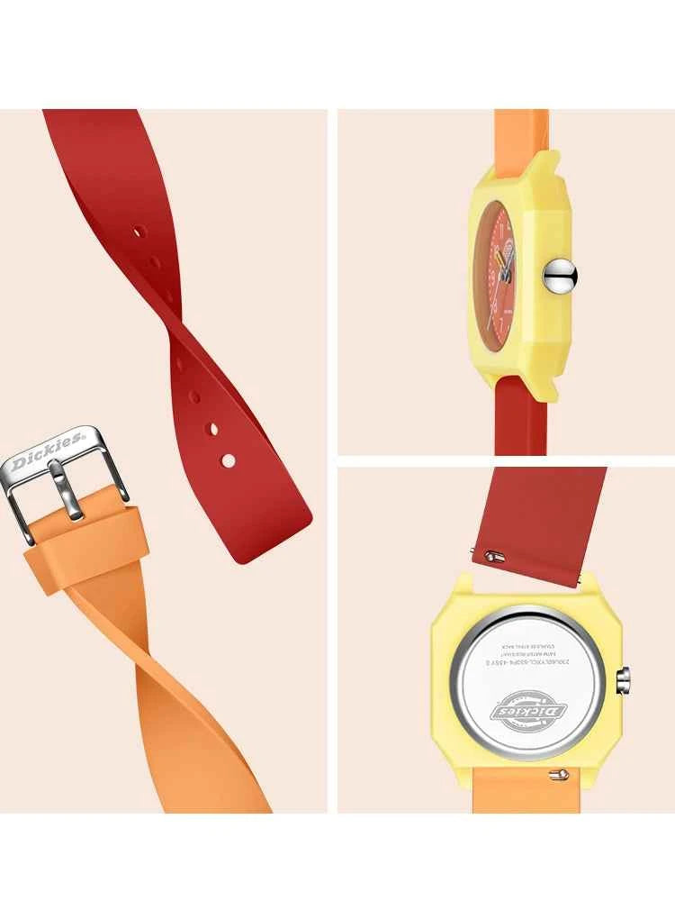 Dickies Women's Bubble Gum Series Small Square Quartz Watch CL-529